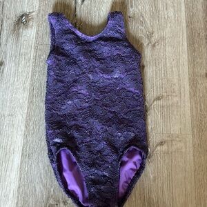 Child lace leotard 4-6 unknown brand tag removed